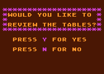 Maths for Fun atari screenshot