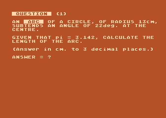 Maths 'O' Level - Year 4 atari screenshot