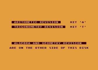 Maths 'O' Level - Year 5 - Revision atari screenshot