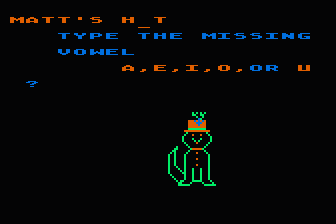 Matt the Cat - Phonics I atari screenshot