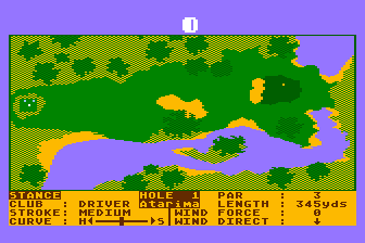 Maxi Golf atari screenshot