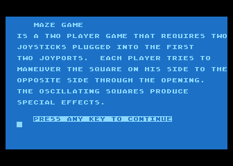 Maze Racer atari screenshot