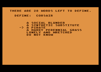 MCVQ - Multiple Choice Vocabulary Quiz atari screenshot