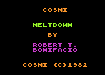 Meltdown atari screenshot