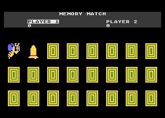 Memory Match atari screenshot