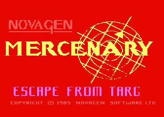 Mercenary - Escape from Targ atari screenshot