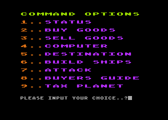 Merchant Spaceman atari screenshot
