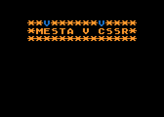 Mesta v CSSR atari screenshot