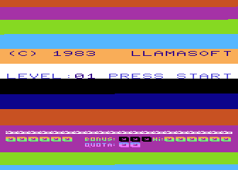 Metagalactic Llamas - Battle at the Edge of Time atari screenshot