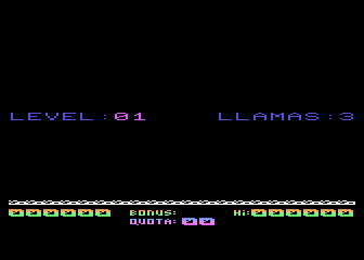 Metagalactic Llamas - Battle at the Edge of Time atari screenshot