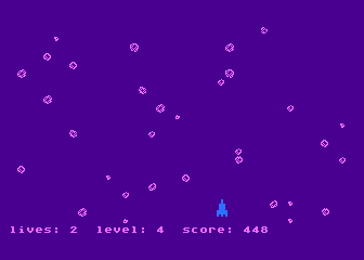 Meteors PMG atari screenshot