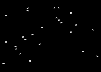 Meteroid Storm atari screenshot