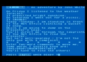 MetMan atari screenshot