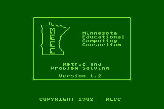 Metric and Problem Solving atari screenshot