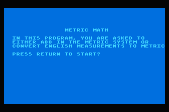 Metric Math — screenshot 1