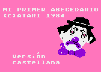 Mi Primer Alfabeto atari screenshot