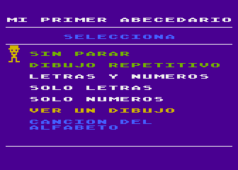 Mi Primer Alfabeto atari screenshot