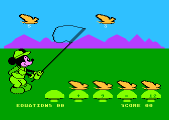 Mickey in the Great Outdoors atari screenshot