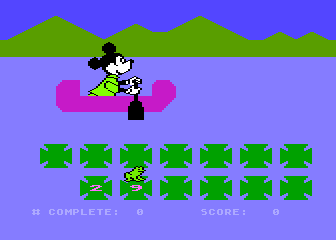 Mickey in the Great Outdoors atari screenshot