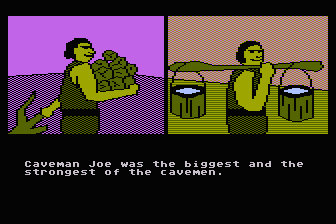 Micro-Tales - Caveman Joe atari screenshot