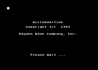 microAddition atari screenshot