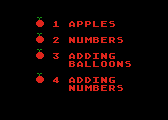 microAddition atari screenshot