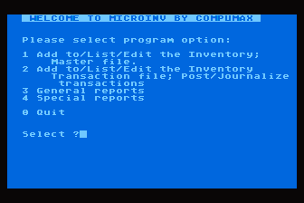 MicroInv atari screenshot