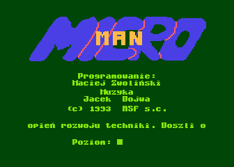 MicroMan atari screenshot