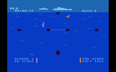 MicroSailing atari screenshot