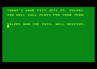 Mid-America Football atari screenshot