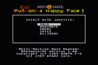 MIDI Maze atari screenshot