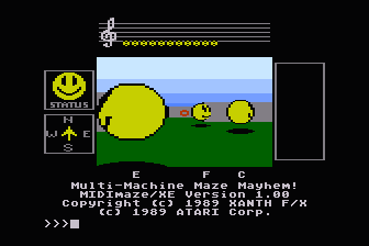 MIDI Maze atari screenshot