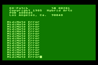 MIDIPatch - Yamaha DX-7 — screenshot 1
