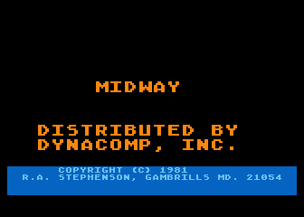 Midway atari screenshot