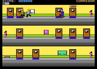 Mikie atari screenshot