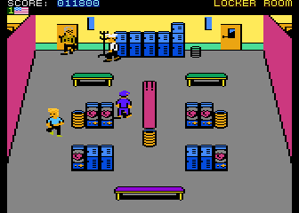 Mikie atari screenshot