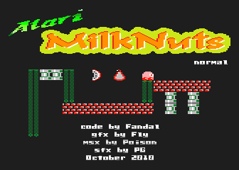 Milk Nuts atari screenshot