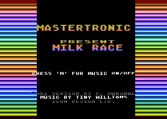 Milk Race atari screenshot