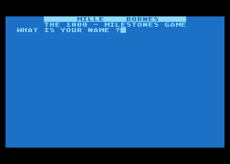 Mille Bornes atari screenshot