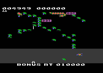 Millipede atari screenshot