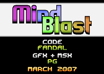 Mind Blast atari screenshot