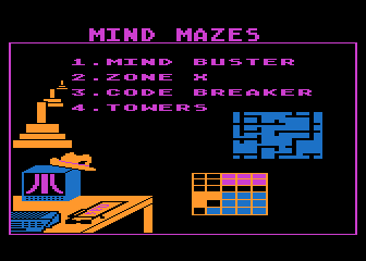 Mind Mazes atari screenshot