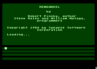 Mindwheel atari screenshot