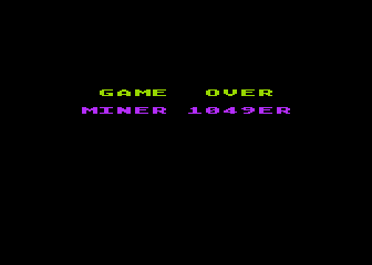 Miner 1049er atari screenshot