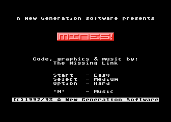 Mines! atari screenshot