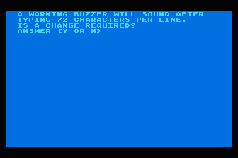 Mini Word Processor atari screenshot