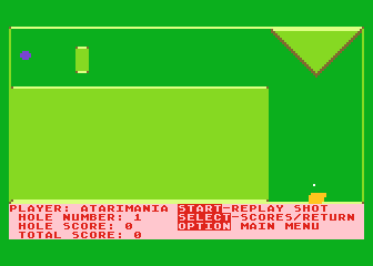 Miniature Golf Plus atari screenshot