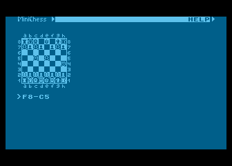 MiniChess atari screenshot