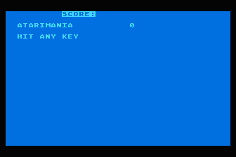 Minigolf atari screenshot