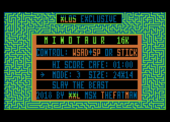 Minotaur 16K atari screenshot